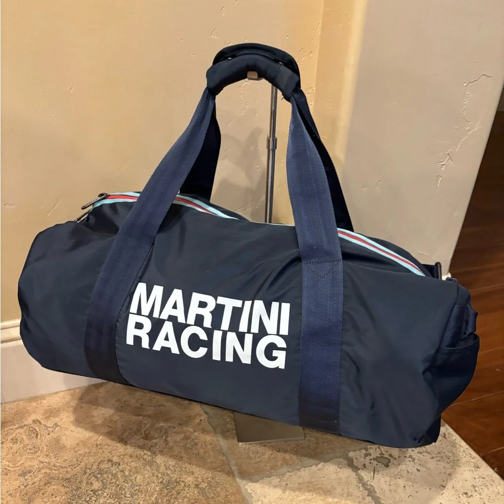 NWOT Porsche Sports Bag Martini Racing Collection Duffel